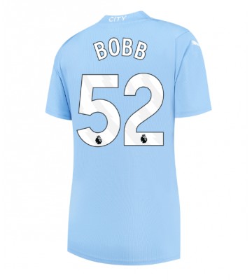 Manchester City Oscar Bobb #52 Hemmatröja Dam 2023-24 Kortärmad
